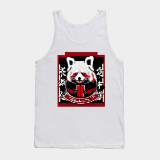 Japanese Yakuza Red panda Tank Top